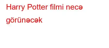 Harry Potter filmi necə görünəcək