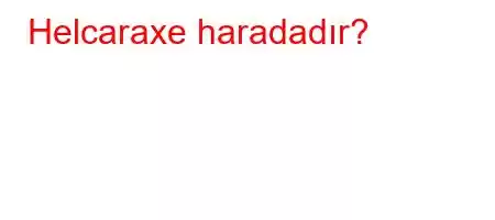 Helcaraxe haradadır