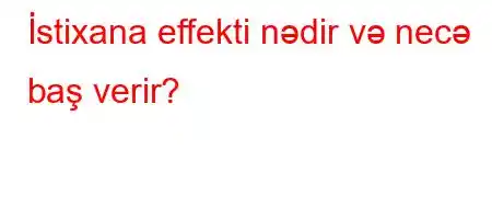 İstixana effekti nədir və necə baş verir?