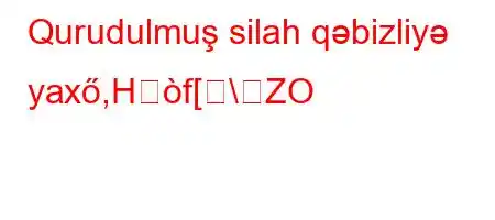 Qurudulmuş silah qəbizliyə yaxő,Hf[\ZO